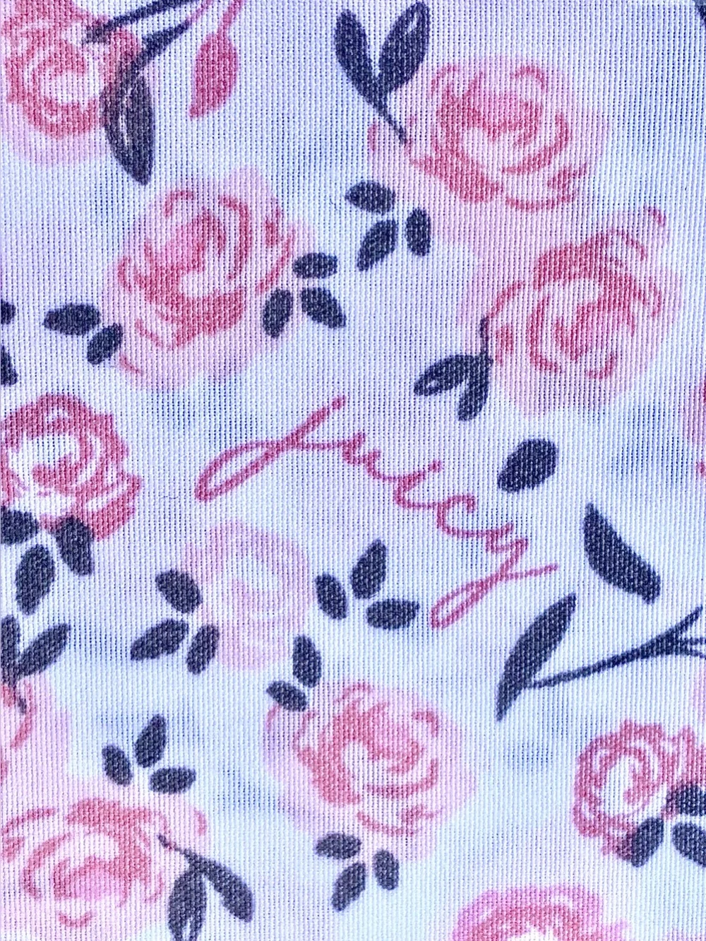 JUICY COUTURE Pink Floral Sheet Set FULL Coordinating 4 STANDARD Pillowcases NEW